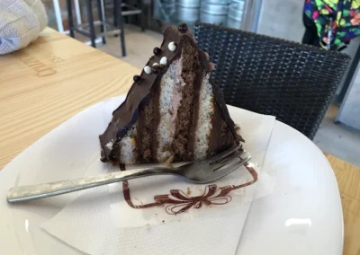 Postre de chocolate